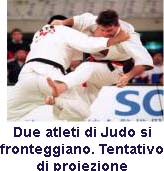 Judoka durante una gara